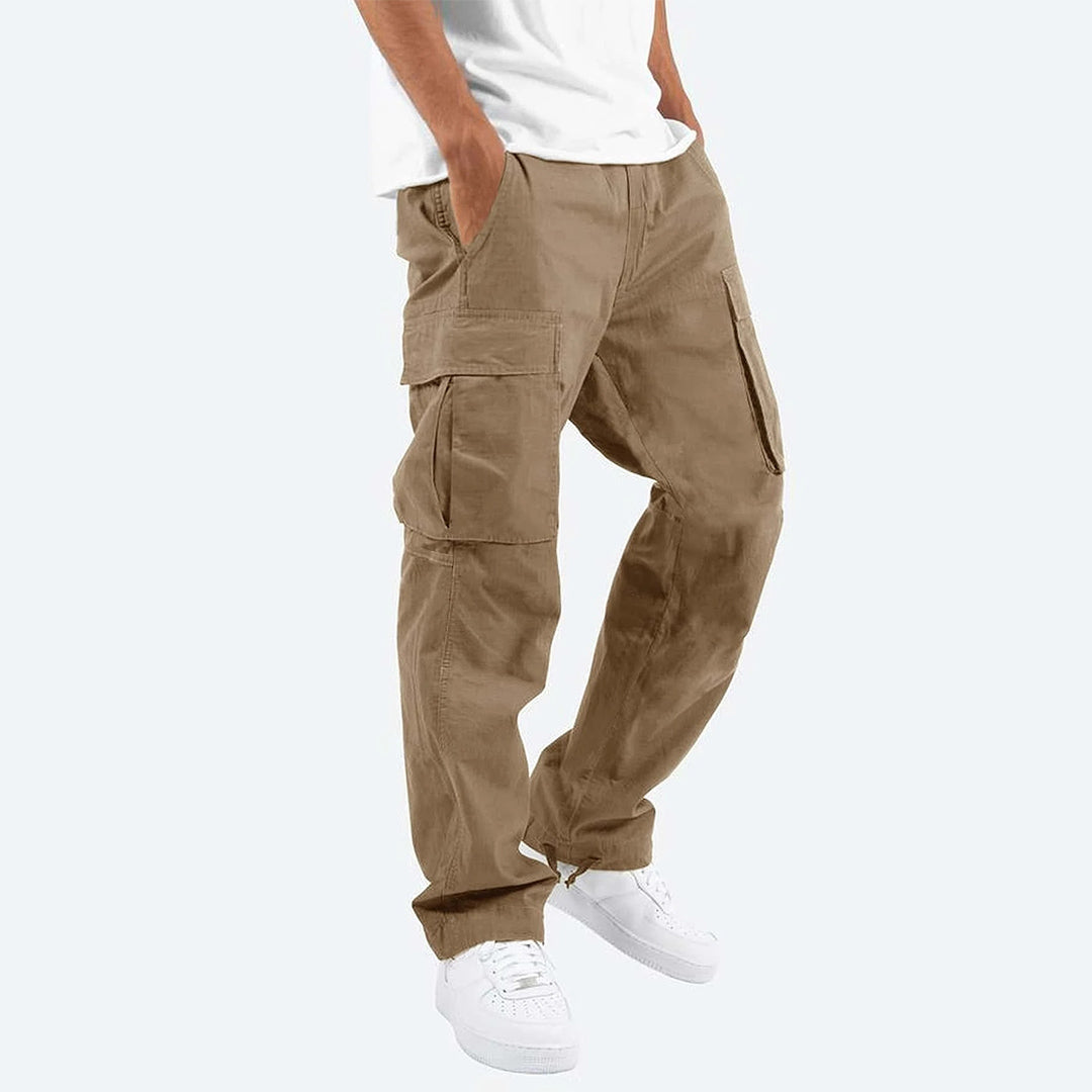 Street Wave Halvard Summer Cargo Pants For Men Lightweight Breathable Utility Trousers With Large Pockets
