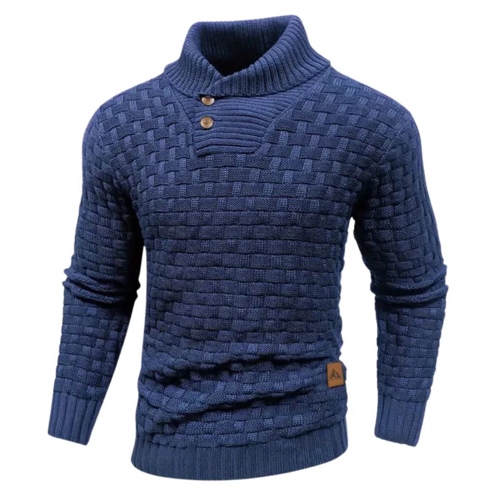 Mens Classic Knit Sweater Uwe By Street Wave Premium Warmth Cozy Fit Winter Knitwear