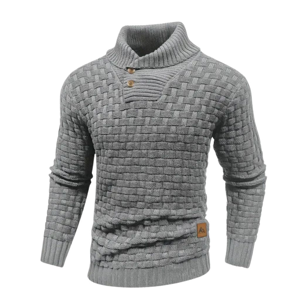 Mens Classic Knit Sweater Uwe By Street Wave Premium Warmth Cozy Fit Winter Knitwear