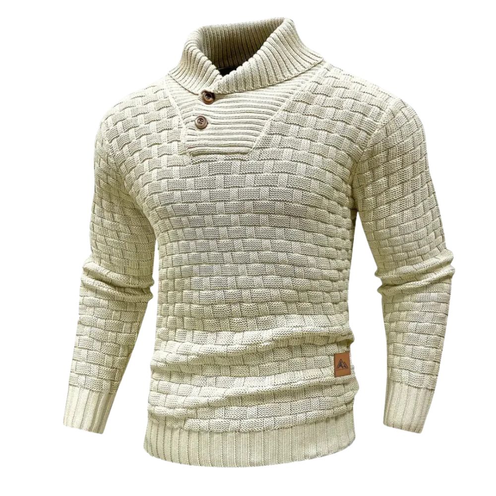 Mens Classic Knit Sweater Uwe By Street Wave Premium Warmth Cozy Fit Winter Knitwear