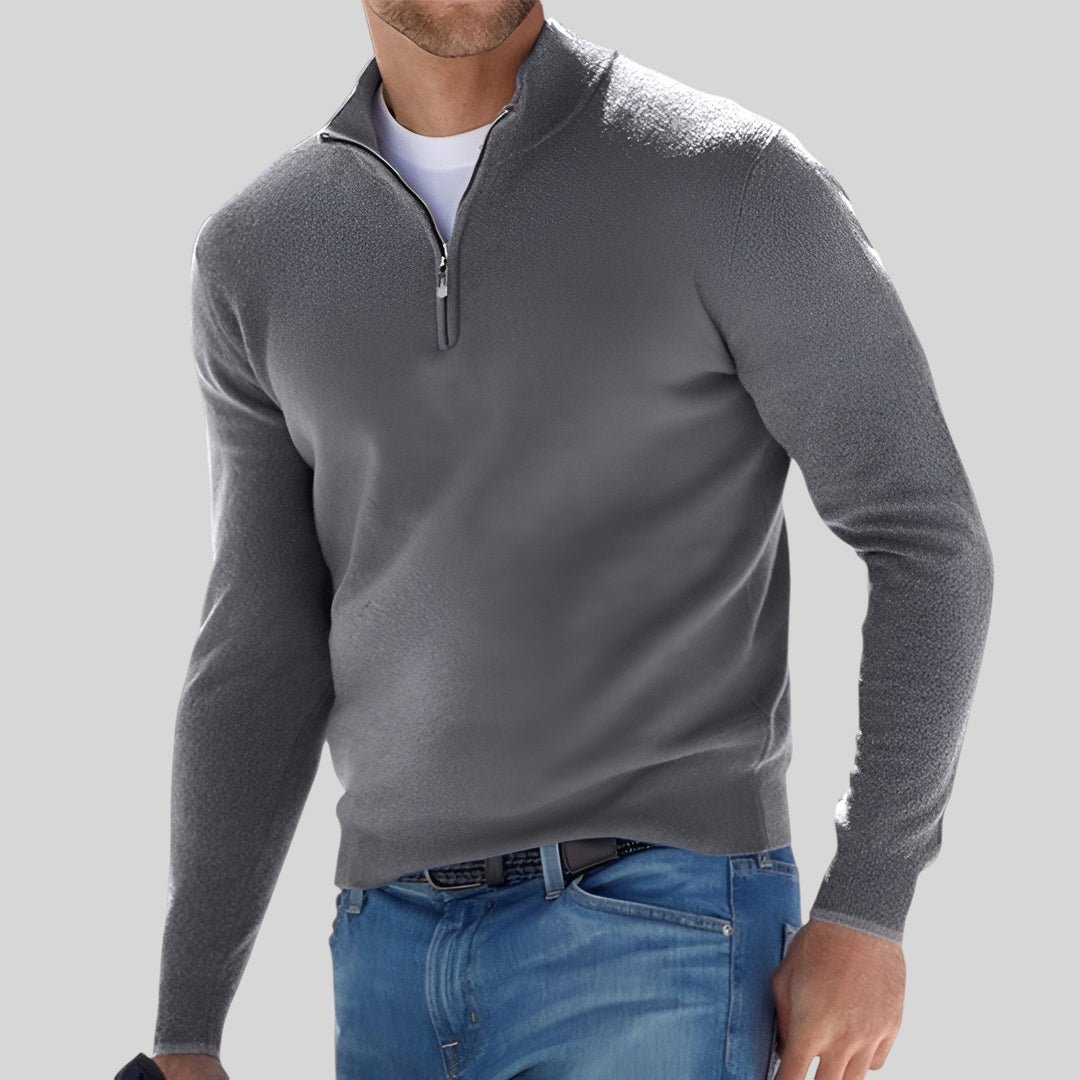 Street Wave Waldric Men's Pullover Classic Warmth Soft Fabric Timeless Fit Ideal Winter Everyday