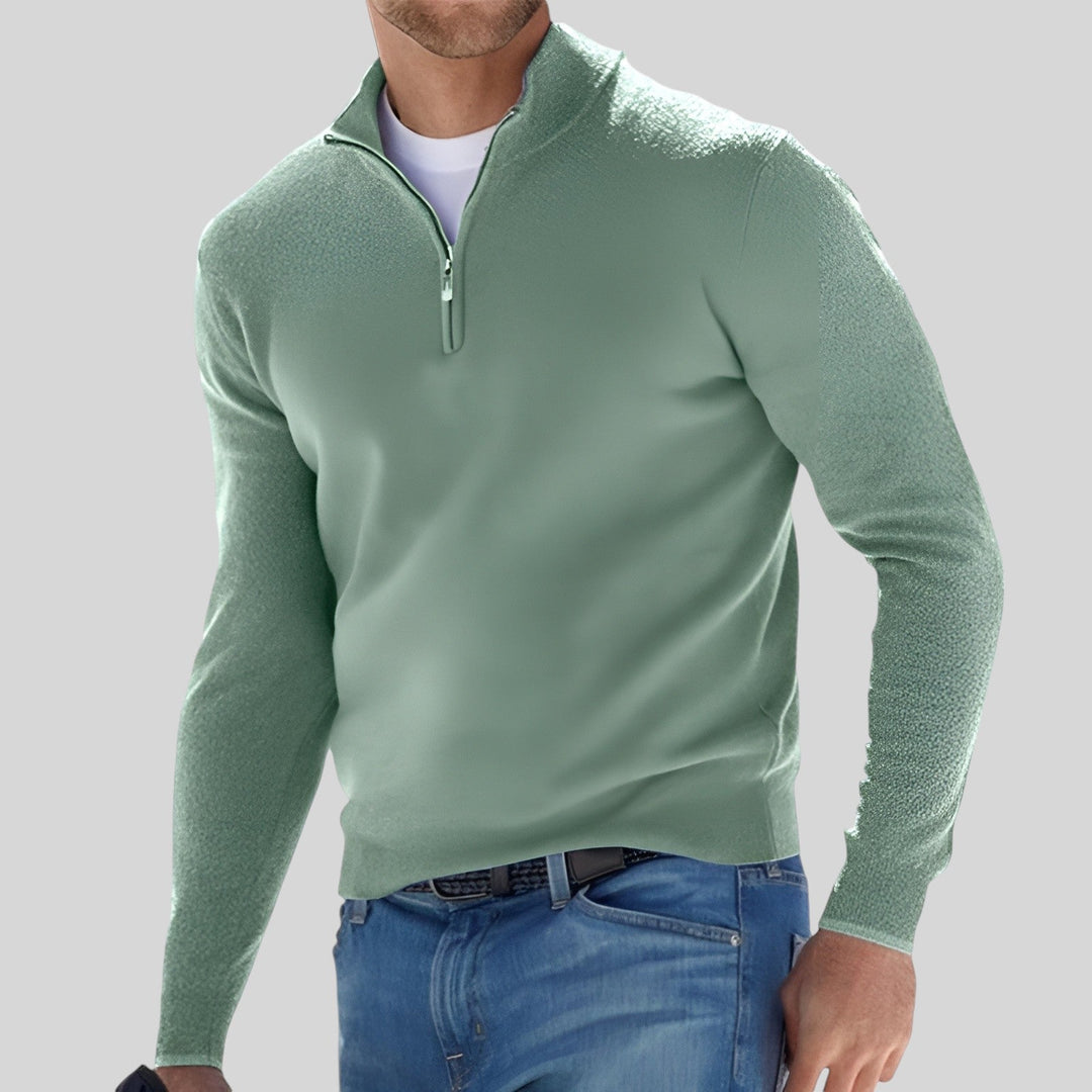 Street Wave Waldric Men's Pullover Classic Warmth Soft Fabric Timeless Fit Ideal Winter Everyday