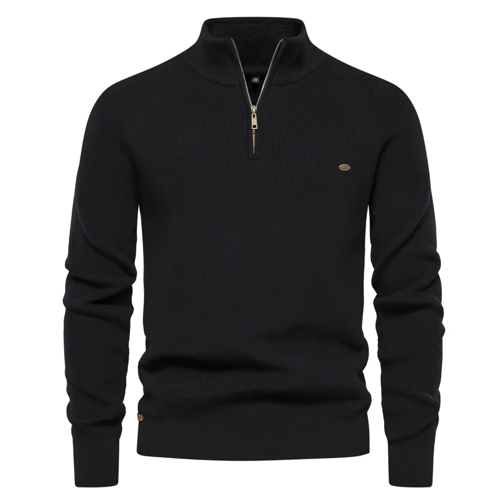 Street-wave Mens Winter Knit Sweater For Classic Warmth And Cozy All Day Comfort