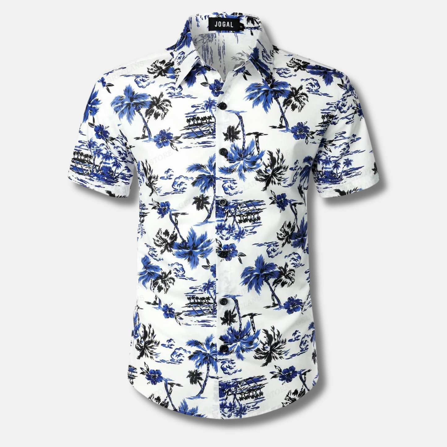 Hawaiian Shirt For Men Breathable Tropical Print Island Vibe Street Wave Vacation Wear