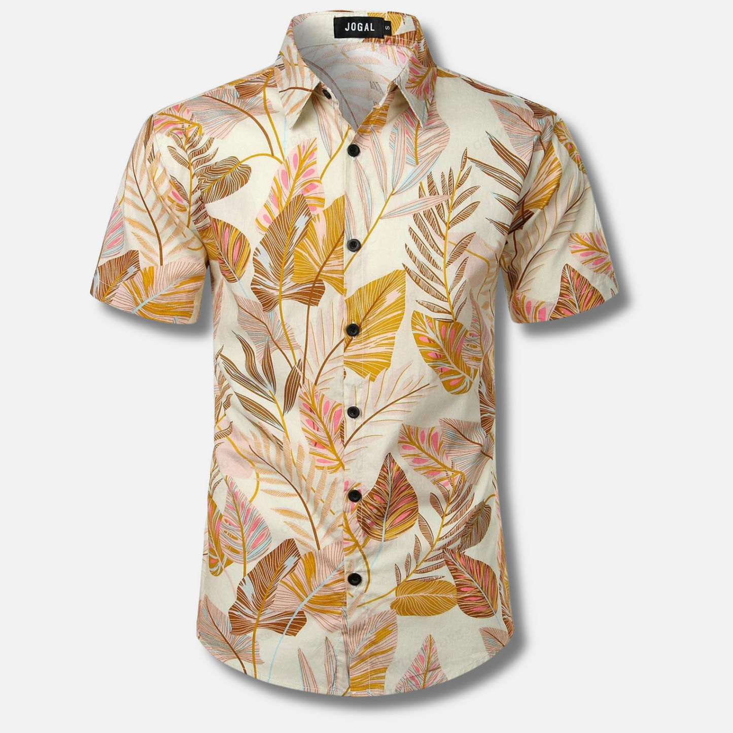 Hawaiian Shirt For Men Breathable Tropical Print Island Vibe Street Wave Vacation Wear