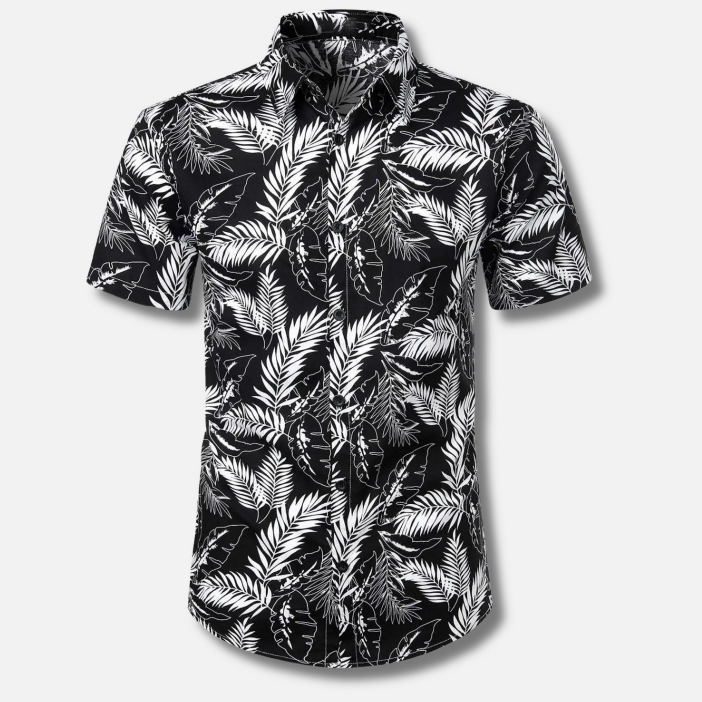 Hawaiian Shirt For Men Breathable Tropical Print Island Vibe Street Wave Vacation Wear