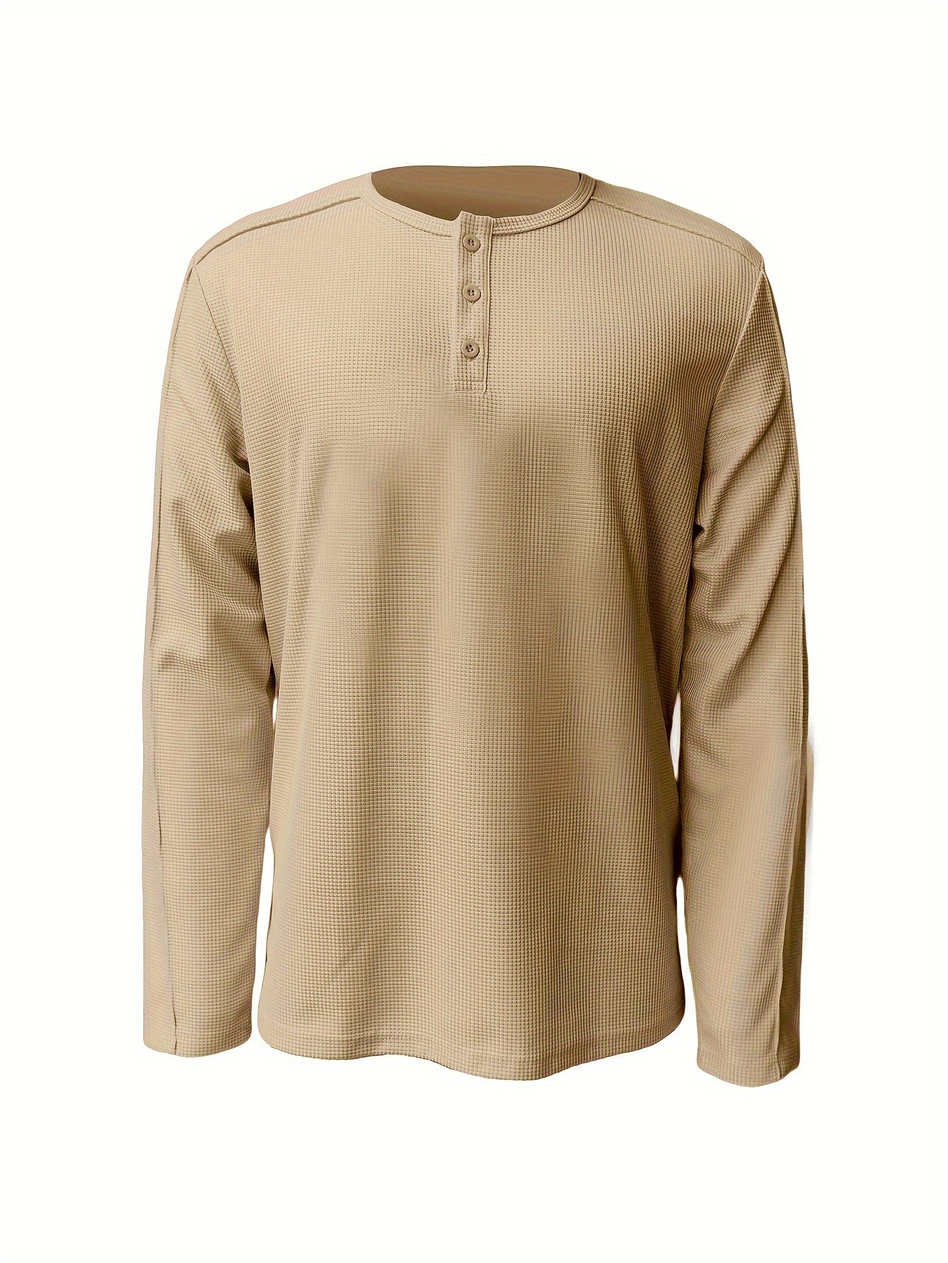Streetwave Men Summer Henley Shirt Ansgare Timeless Classic Breathable Lightweight Comfort