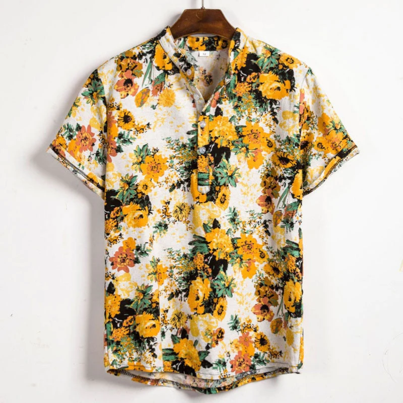 Street Wave Morvan Short Sleeve Summer Shirt For Men Classic Lightweight Breathable Comfort