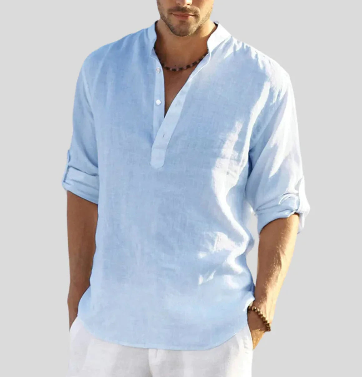 Streetwave Linen Shirt Konradin Breathable Summer Classic Fit For Men Versatile Dailywear