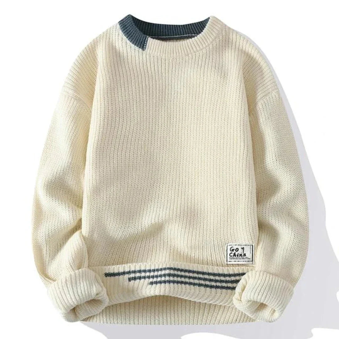 Mens Wool Sweater Lutz By Streetwave Soft Winter Knit For Men Everyday Warmth And Versatile Classic Design
