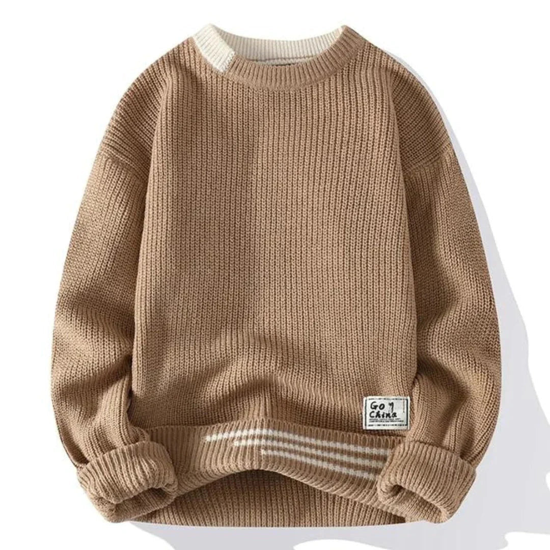 Mens Wool Sweater Lutz By Streetwave Soft Winter Knit For Men Everyday Warmth And Versatile Classic Design