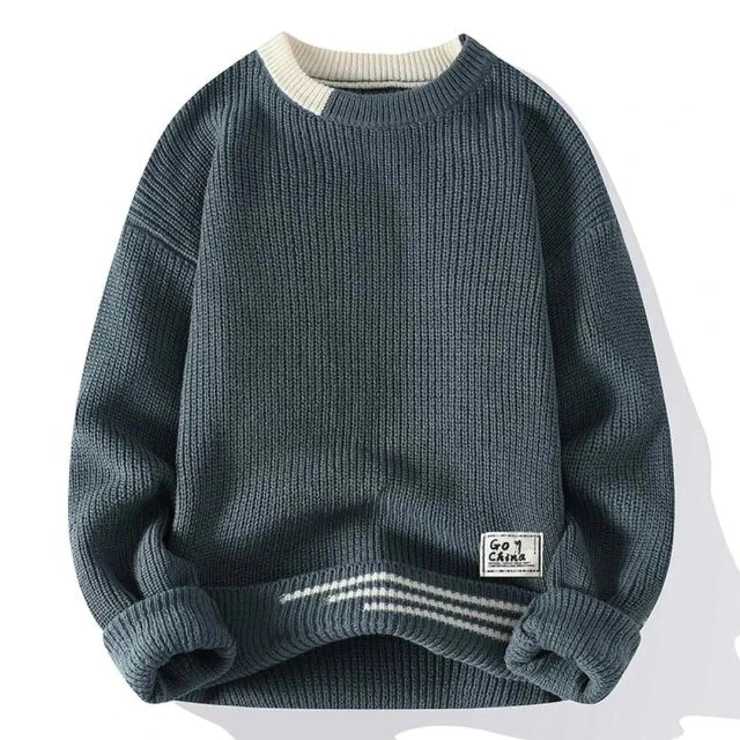 Mens Wool Sweater Lutz By Streetwave Soft Winter Knit For Men Everyday Warmth And Versatile Classic Design