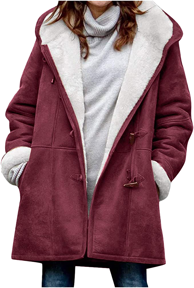 Street-Wave For Women Water-Resistant Winter Coat With Cozy Fleece Lining And Toggles