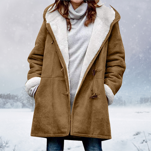 Street-Wave For Women Water-Resistant Winter Coat With Cozy Fleece Lining And Toggles