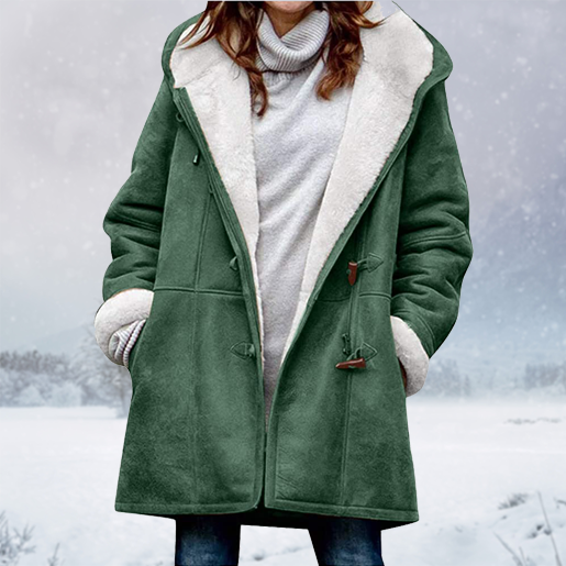 Street-Wave For Women Water-Resistant Winter Coat With Cozy Fleece Lining And Toggles