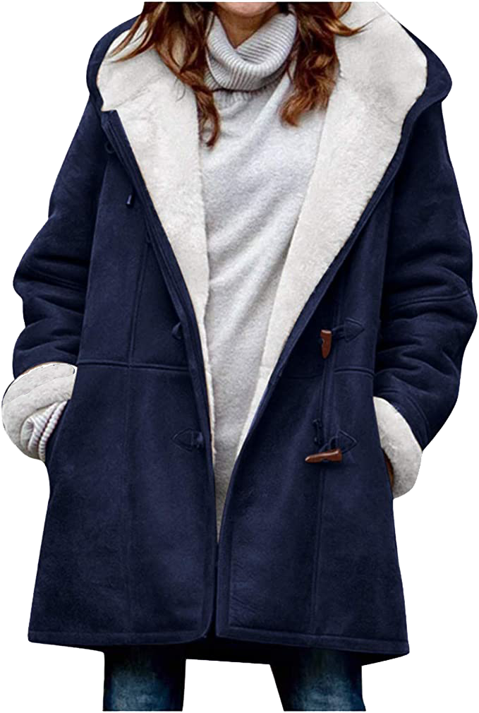 Street-Wave For Women Water-Resistant Winter Coat With Cozy Fleece Lining And Toggles