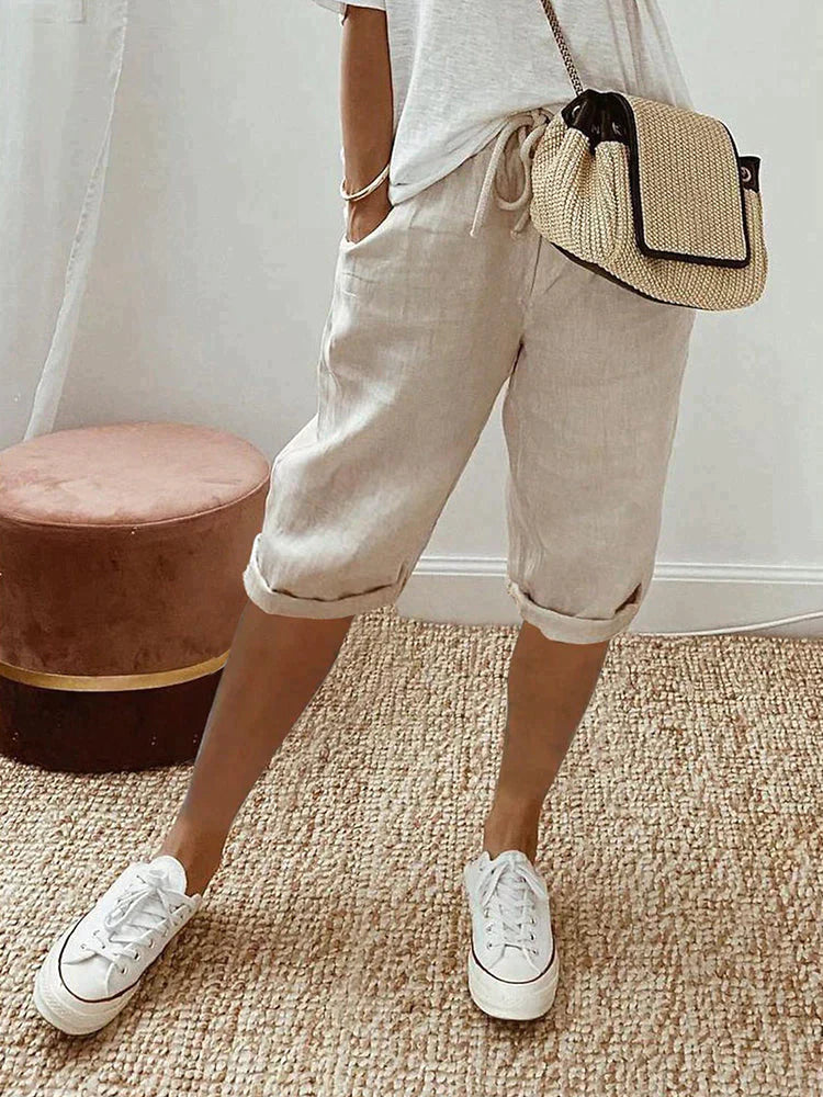 Greta Lightweight Summer Pants Unisex Breathable Drawstring Comfort Street Wave
