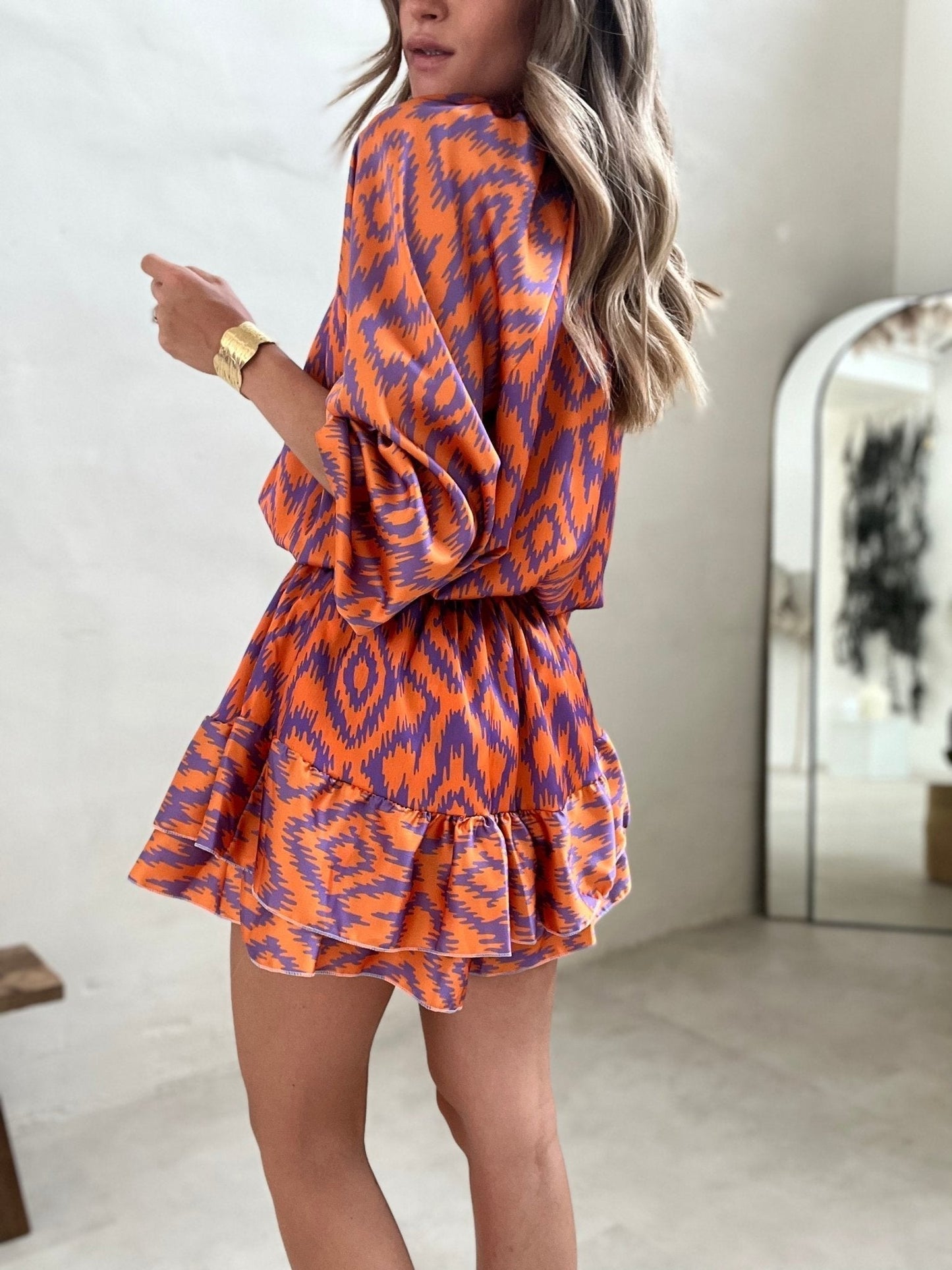 Street-Wave Eleanor Ruffle Mini Dress For Women Breezy Summer Style