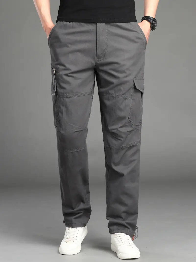 Streetwave Mens Cargo Pants Casual Outdoor Durable Multi Pocket For Active Men Everywhere