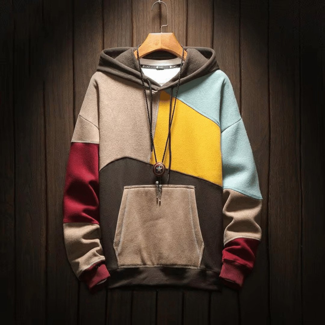 Street-Wave Colorful Men's Hoodie With Soft Fabric For Cozy Warmth And Urban Style