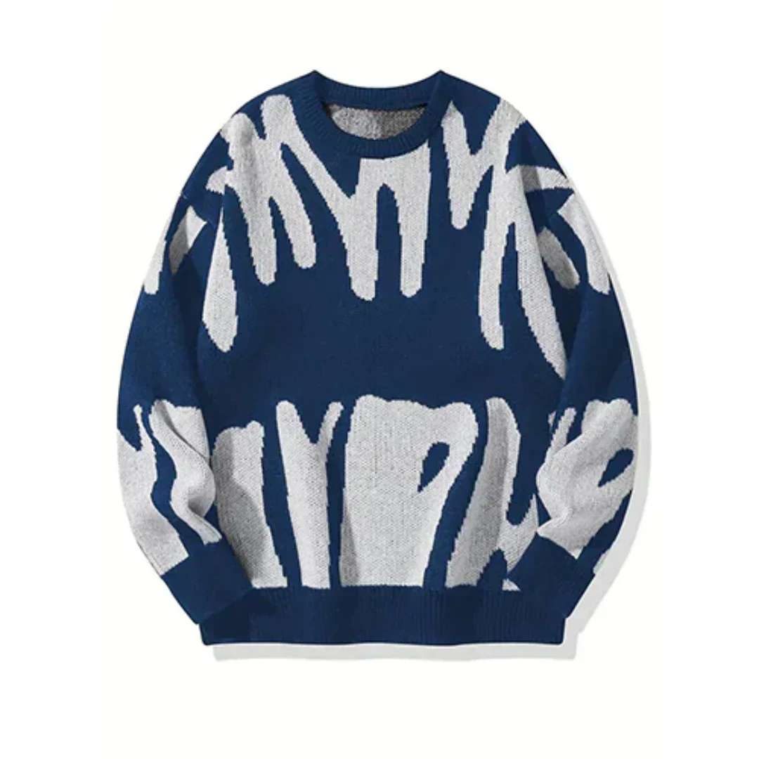 Mens Cozy Winter Sweater Ignatius by Streetwave Relaxed Fit Warm Knit for Cold Days