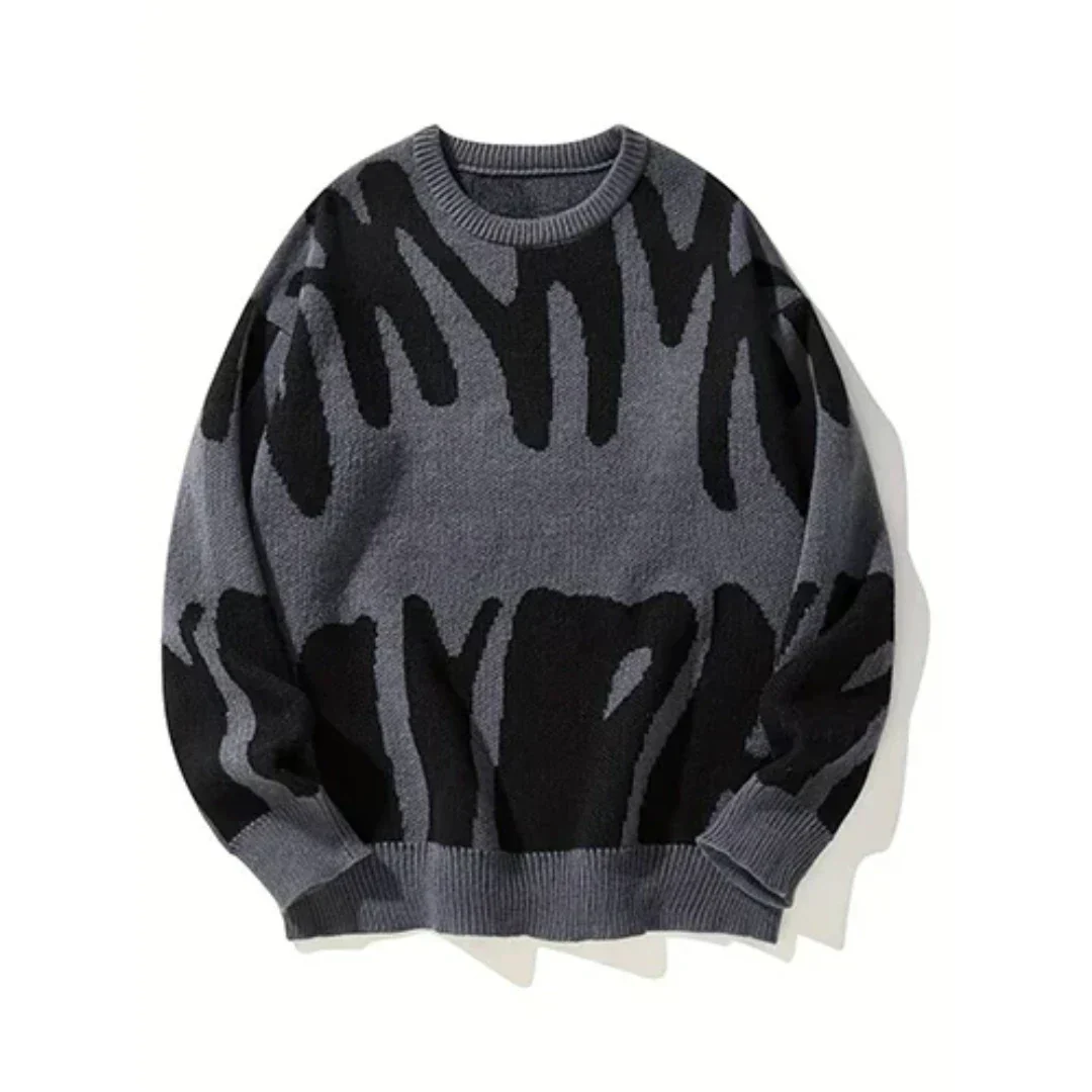 Mens Cozy Winter Sweater Ignatius by Streetwave Relaxed Fit Warm Knit for Cold Days