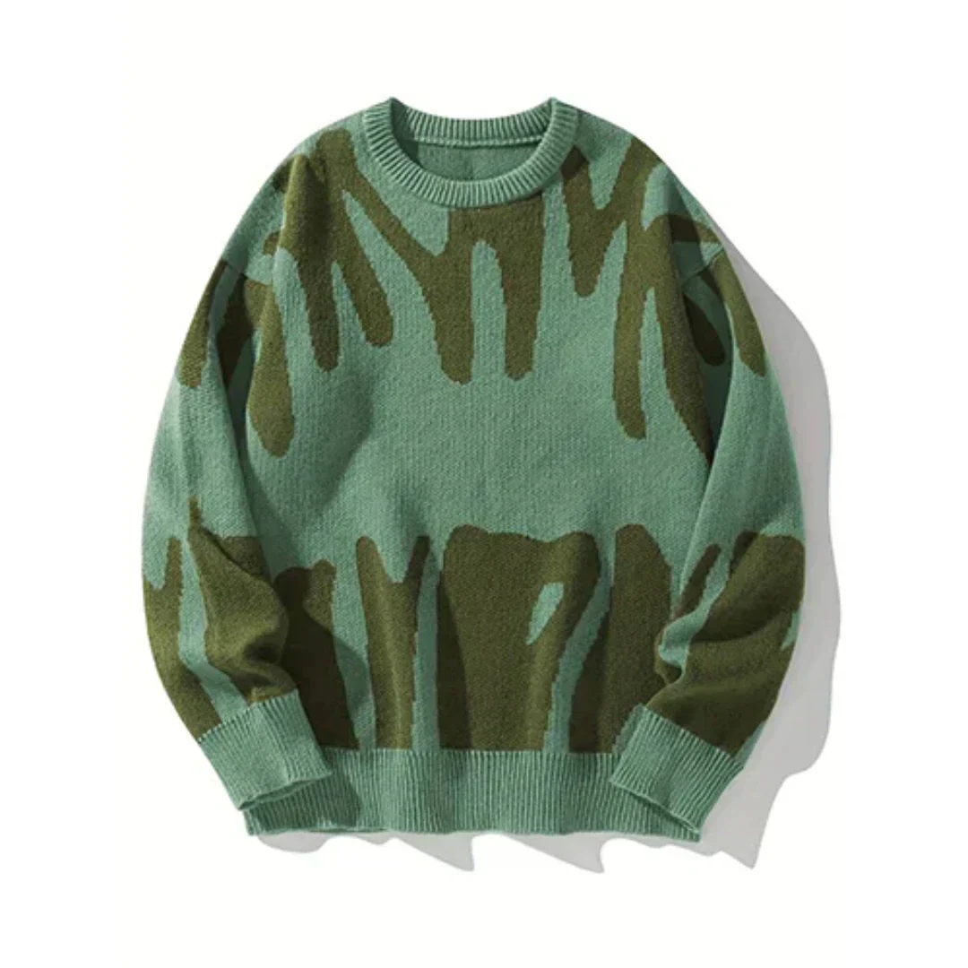 Mens Cozy Winter Sweater Ignatius by Streetwave Relaxed Fit Warm Knit for Cold Days