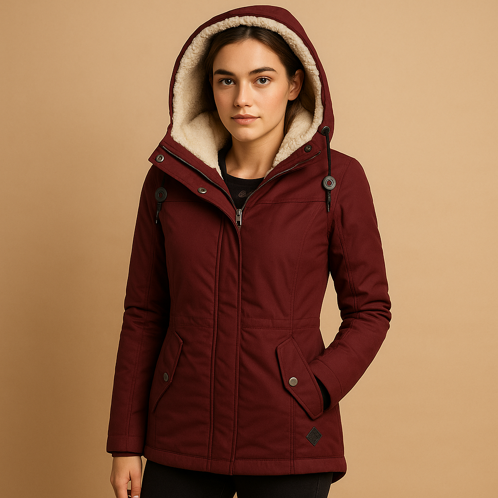Street Wave Womens Hooded Parka Coat Insulated Warmth Winter Jacket Designed For Women