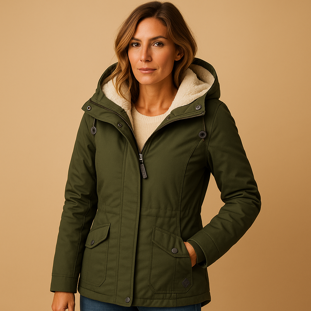 Street Wave Womens Hooded Parka Coat Insulated Warmth Winter Jacket Designed For Women