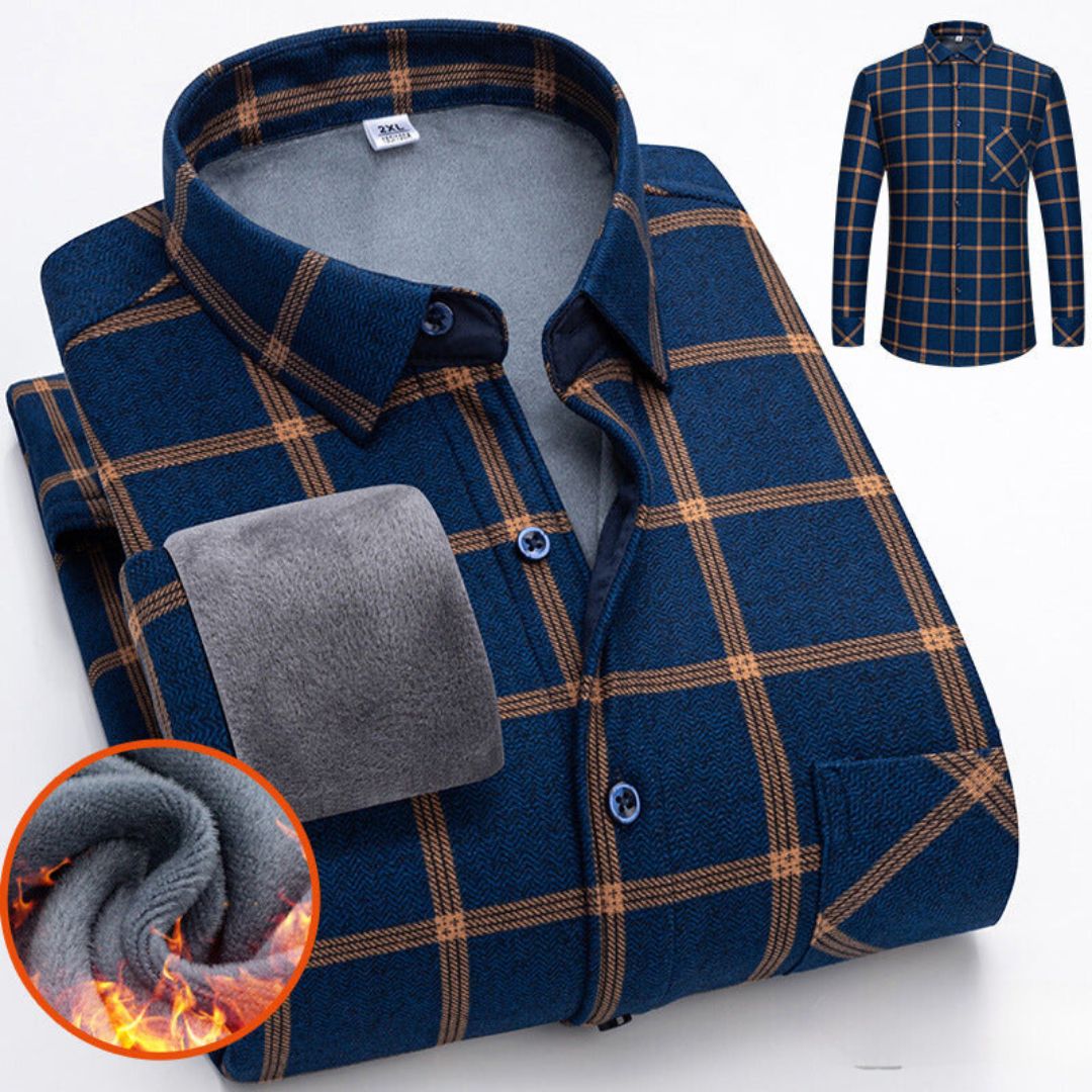 Streetwave Mens Fleece Winter Shirt Cozy Warmth With Soft Plush Lining Relaxed Fit For Men Outdoors