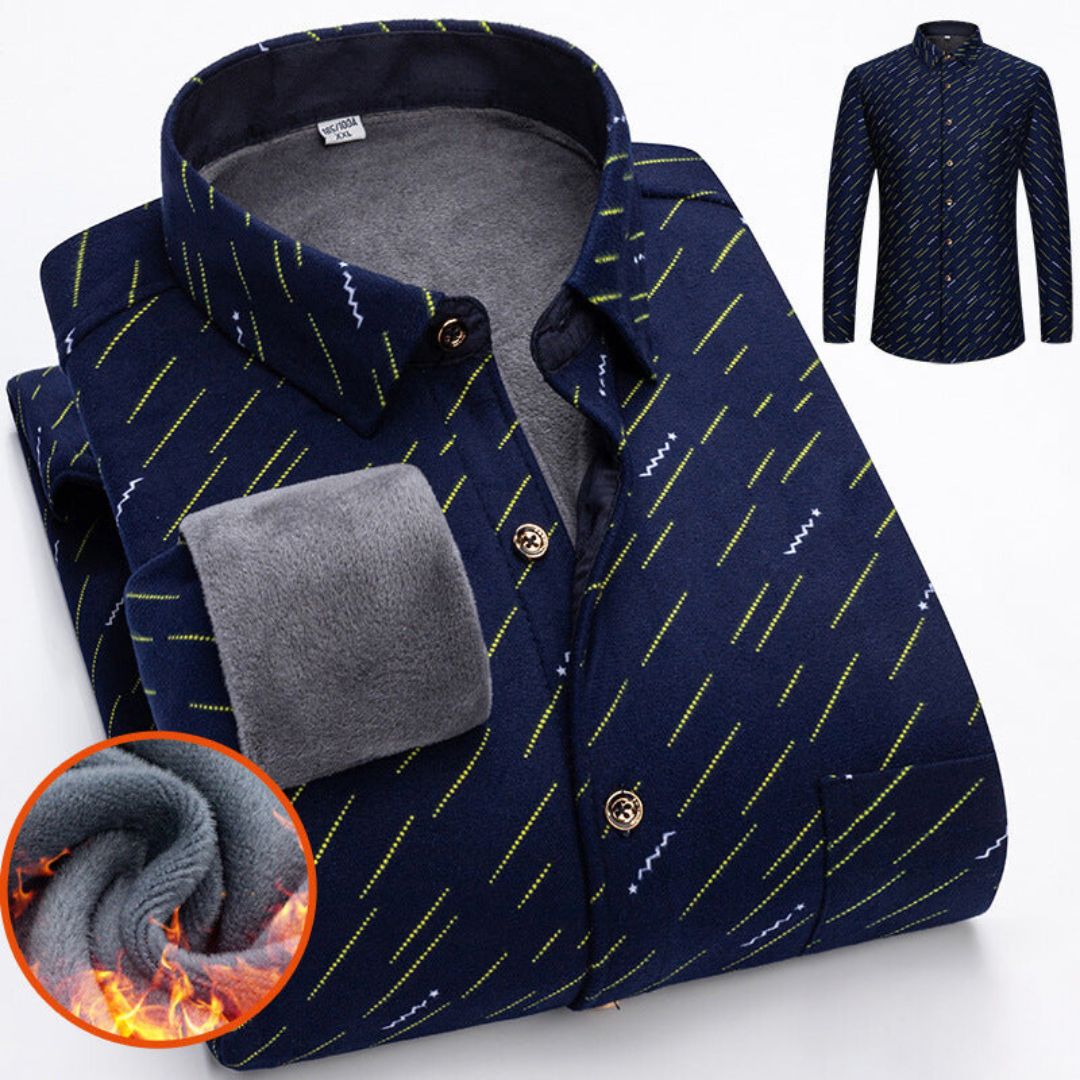 Streetwave Mens Fleece Winter Shirt Cozy Warmth With Soft Plush Lining Relaxed Fit For Men Outdoors