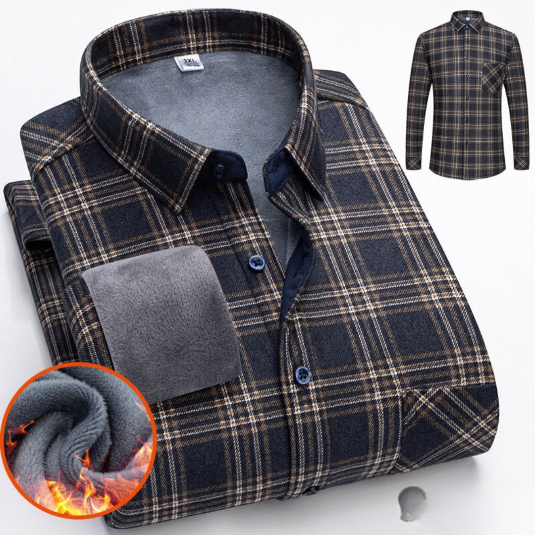 Streetwave Mens Fleece Winter Shirt Cozy Warmth With Soft Plush Lining Relaxed Fit For Men Outdoors