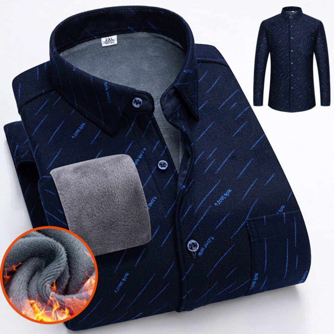 Streetwave Mens Fleece Winter Shirt Cozy Warmth With Soft Plush Lining Relaxed Fit For Men Outdoors