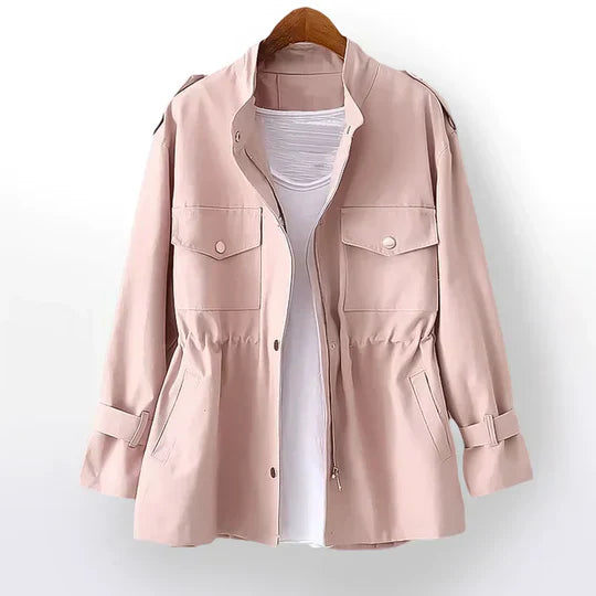 Street Wave Lightweight Womens Jacket With Functional Pockets And Adjustable Cuffs Chic Everyday Coat