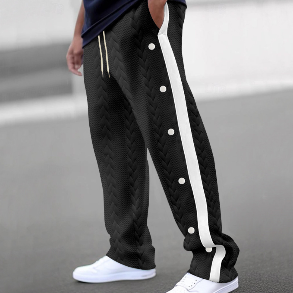 Eldric Men's Summer Pants Lightweight Breathable Easy Wear Relaxed Fit for Hot Weather