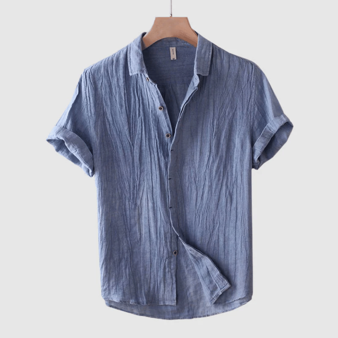 Streetwave Mens Cotton Summer Shirt Arthuro Lightweight Breathable Comfort For Hot Days