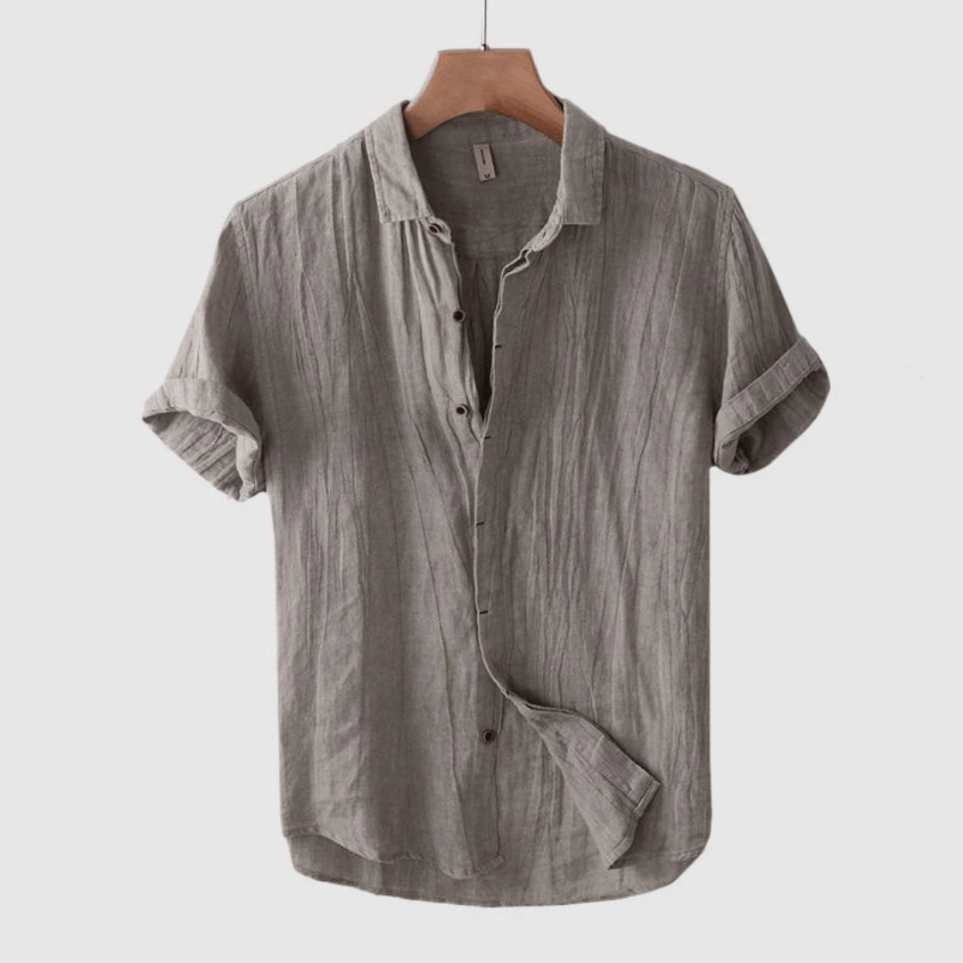 Streetwave Mens Cotton Summer Shirt Arthuro Lightweight Breathable Comfort For Hot Days