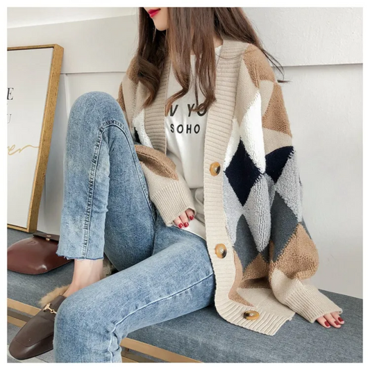 Street-wave | Übergroßer Cardigan Cool & Trendy - Street-wave