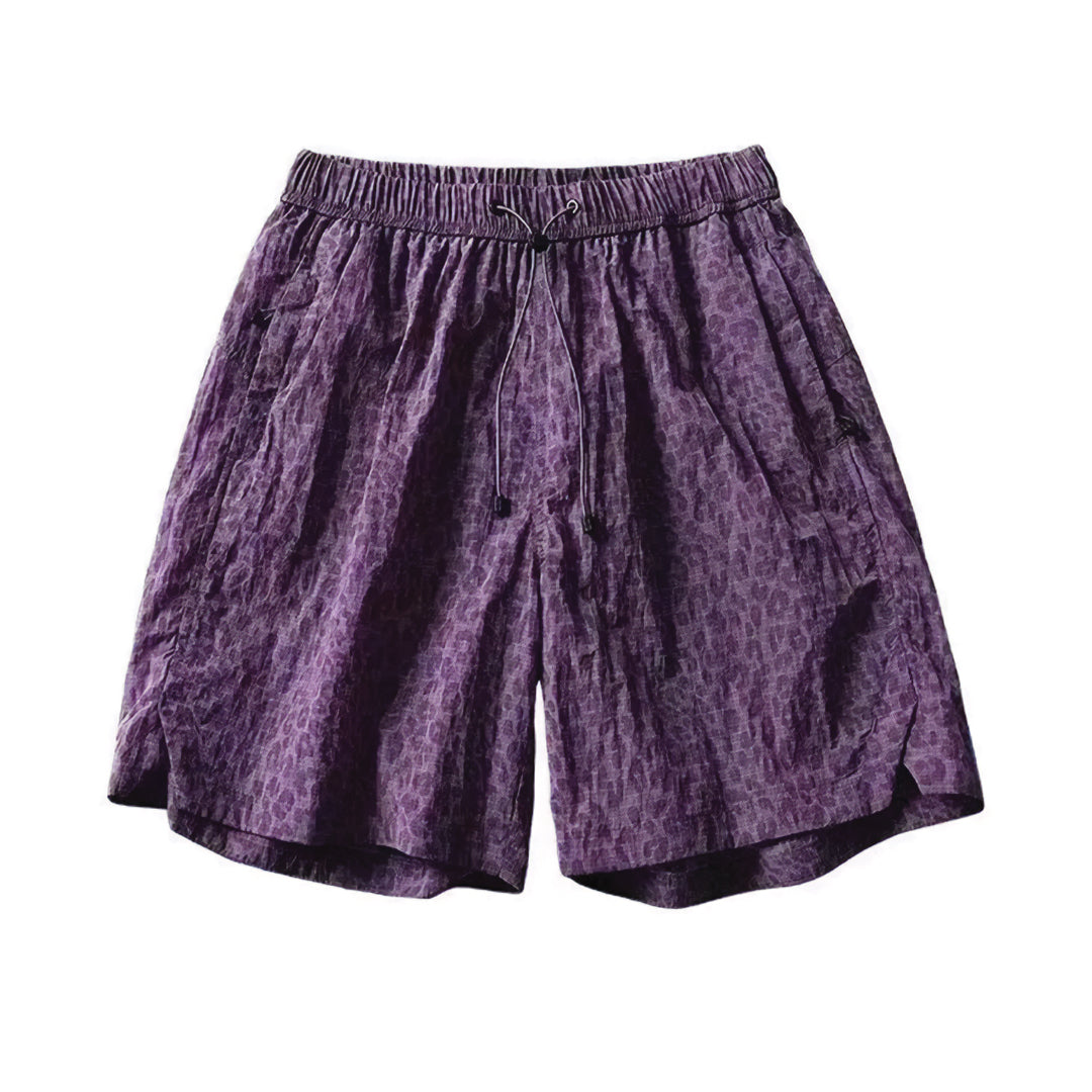 EchoTrek Leopard Quick-Dry Shorts