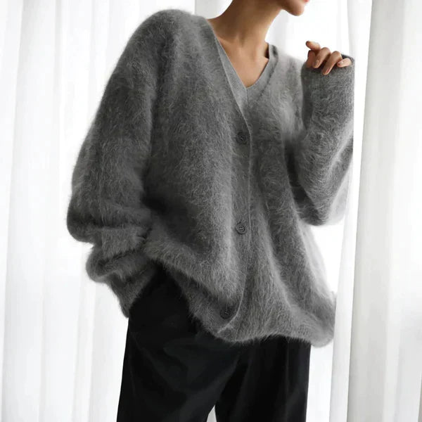 Street-Wave Cashmere Cardigan For Women Soft Cozy Luxury Knitwear With Elegant Fit And Durable Comfort