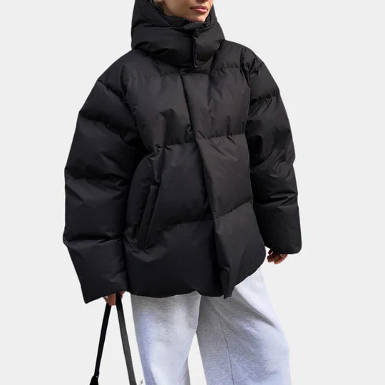 Street Wave Lightweight Puffer Jacket For Women Cozy Warmth Trendy Fit Everyday Essential