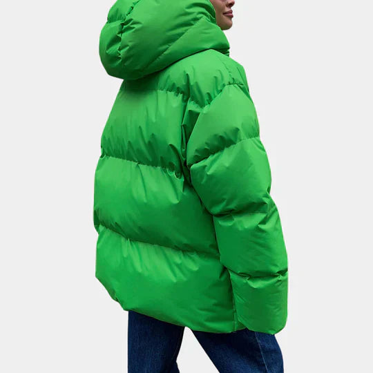 Street Wave Lightweight Puffer Jacket For Women Cozy Warmth Trendy Fit Everyday Essential