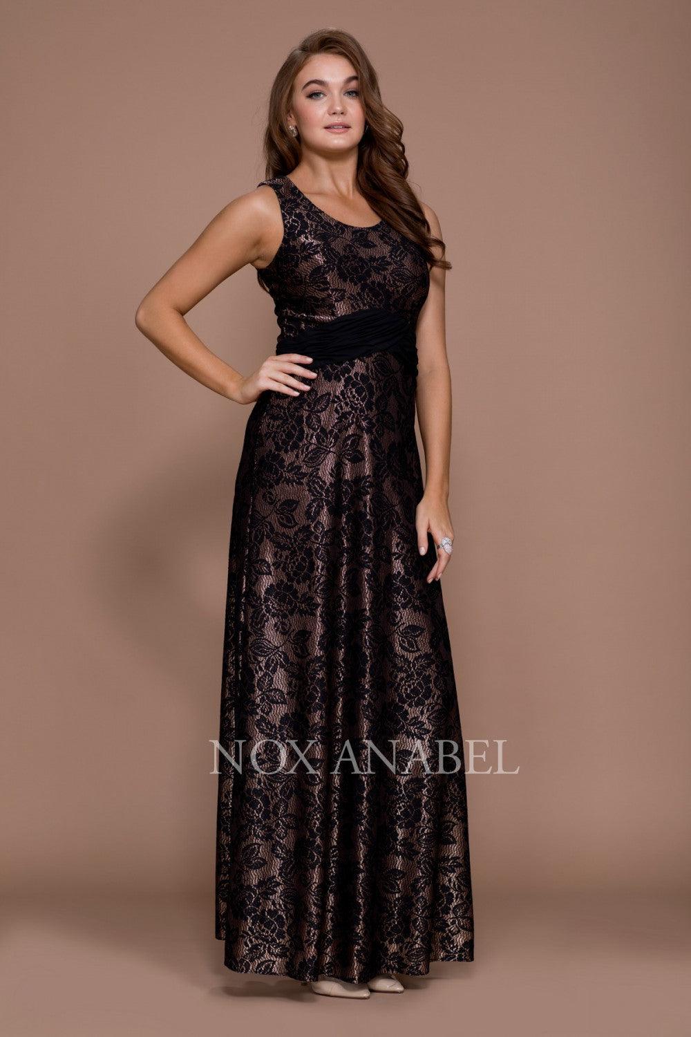 Street Wave Lace Mother Of The Bride Dress Elegant Long Gown