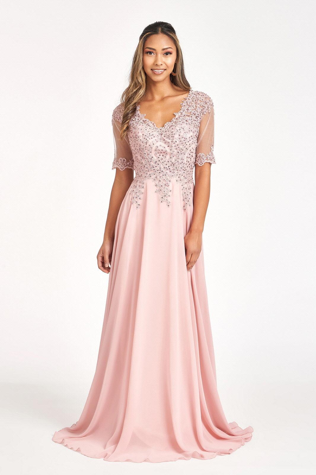 Street-Wave Beaded Lace Mother Of The Bride Dress For Women