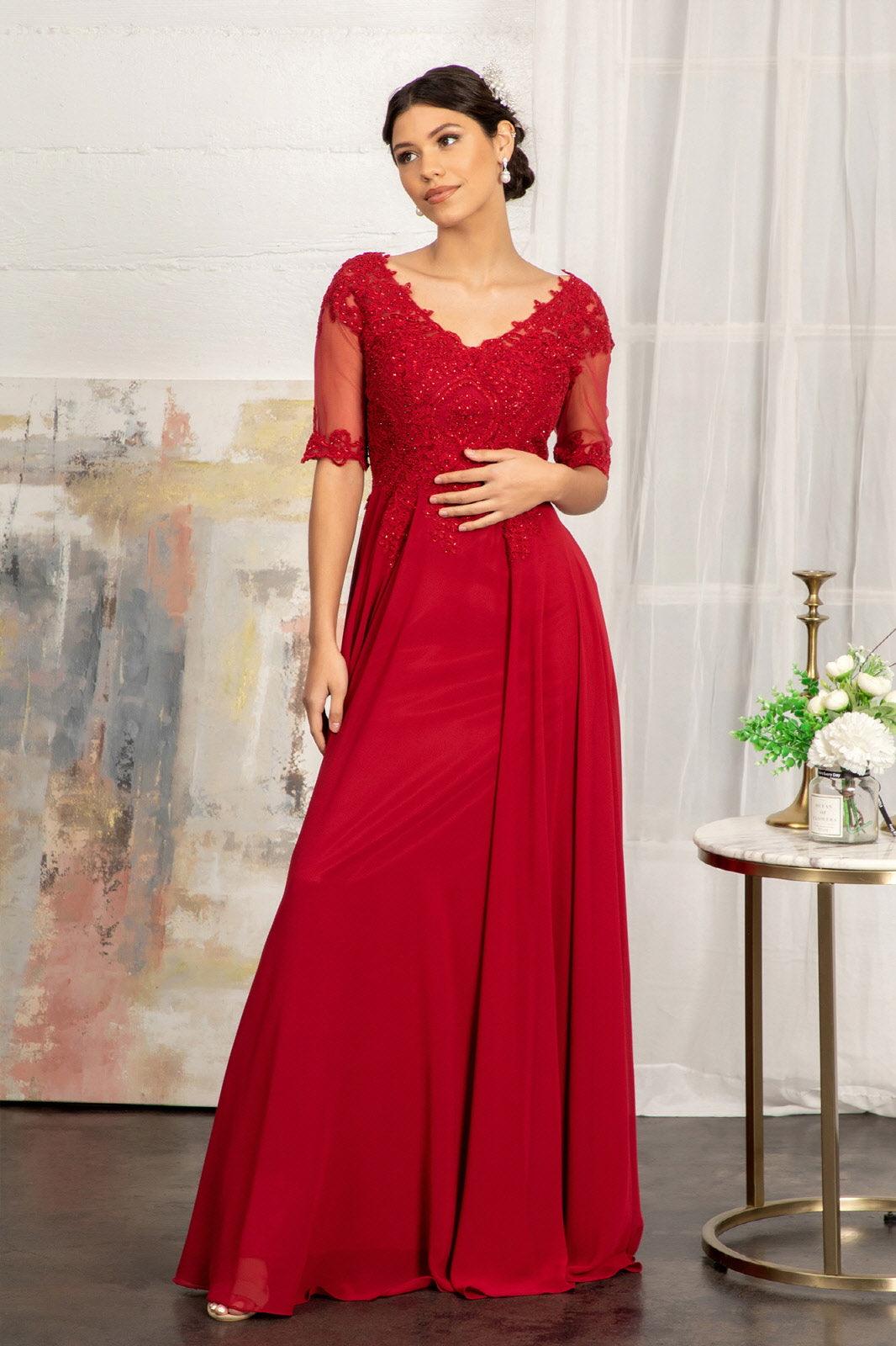 Street-Wave Beaded Lace Mother Of The Bride Dress For Women
