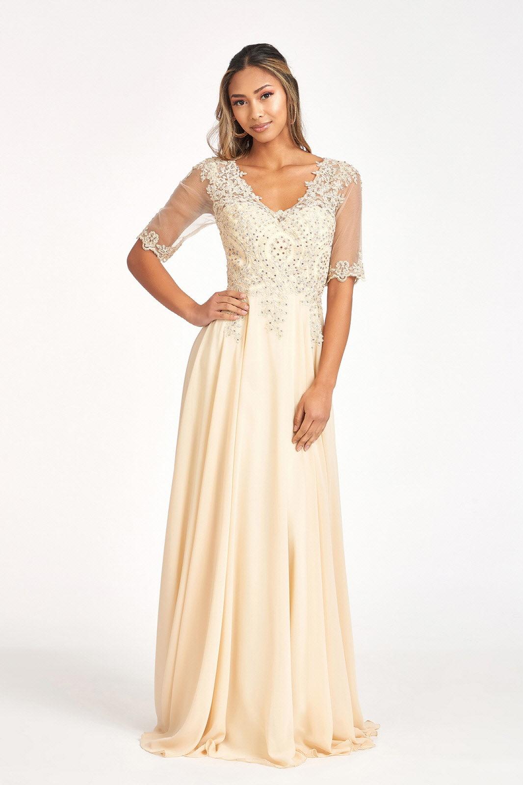 Street-Wave Beaded Lace Mother Of The Bride Dress For Women