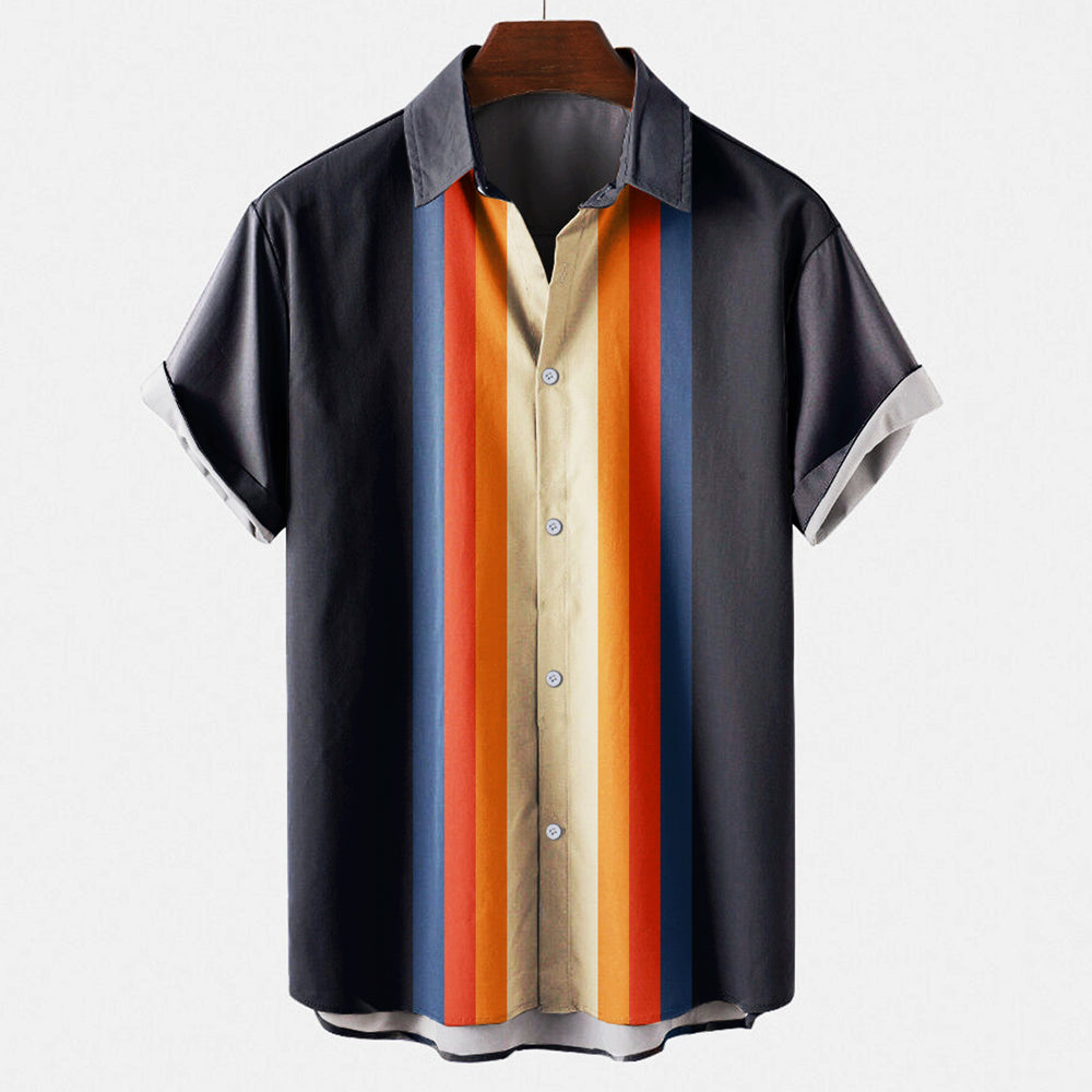 Rupertus Cotton Summer Shirt Loose Fit Breathable Airy All Day Comfort For Men Warm Weather Casual Everyday Style