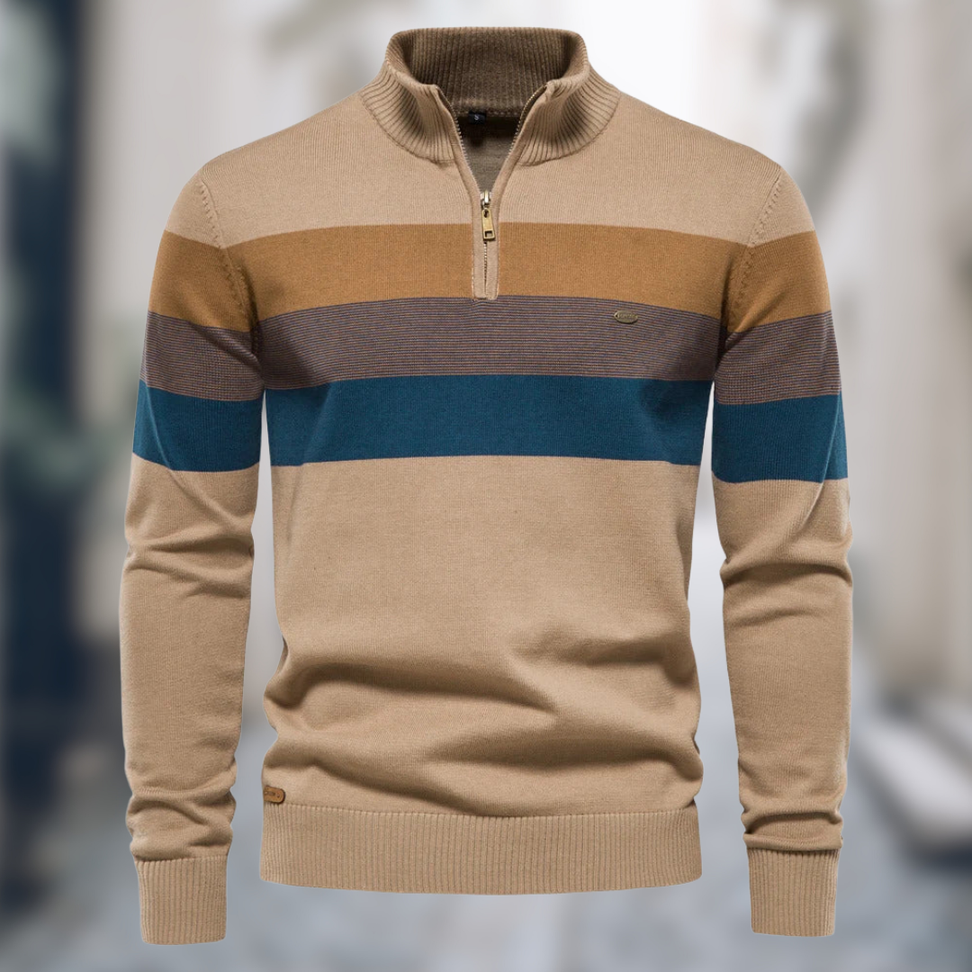 Street-wave Alaric Men's Warm Sweater Luxurious Cozy Knit For Autumn And Winter Season