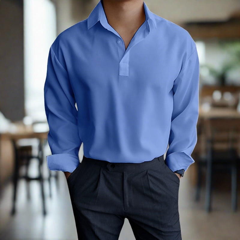Men's Summer Polo Shirt Street-wave Premium Breathable Lightweight Comfort For Smart Casual