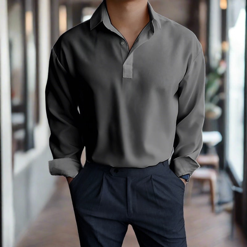 Men's Summer Polo Shirt Street-wave Premium Breathable Lightweight Comfort For Smart Casual